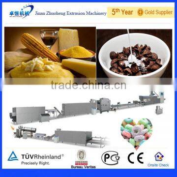 Breakfast cereals processing line/corn flake making machine/roasted corn flakes processing line/breakfast cereal production line