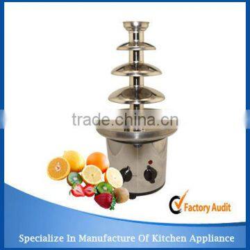 2015 New Model AOT CFF-2008A6 Stainless Steel Mini Classic Commercial Chocolate Fountain