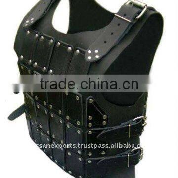 Medieval Leather Muscle Armor Jacket