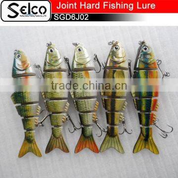 SGD6J02 Six-section Shad Joint plastic lure 4.5"