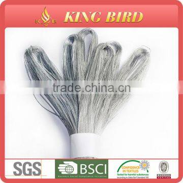 DIY String Thread Rope 0.8mm Silver Color Metallic Cord