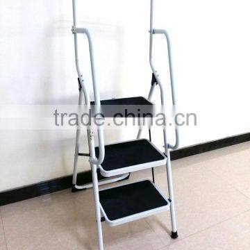 4 Steps ladder with side rail retractable ladder