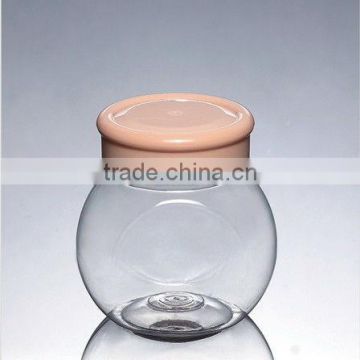 300g PET Plastic Sphere Container For Candy