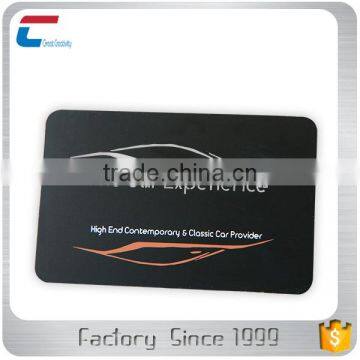 Simple Design and CMYK Printing Standard Black Metal Card