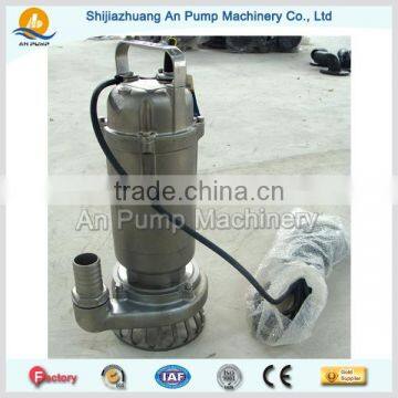 Stainless Steel Body Iron Impeller 2hp Submersible Sludge Pump