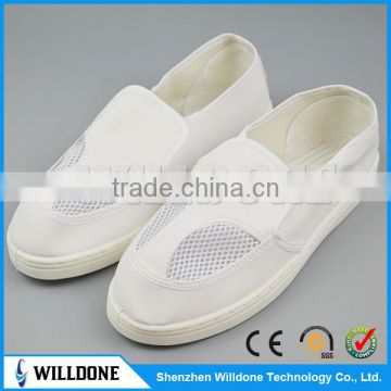 Hot sale leather double hole shoes esd Cleanroom shoes