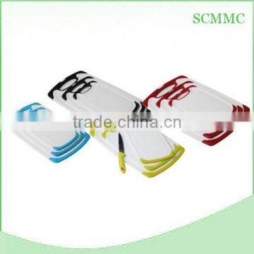 Anti-skid PP +TPR Plastic Chopping Block/ Cutting Board photo-3