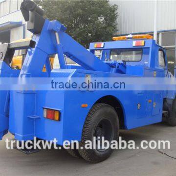 cheap dongfeng long head wrecker towing truck for sale 140HP