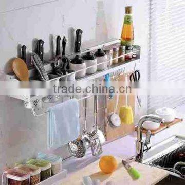 Multifunction Wall Mount Metal Kitchen Storage Shelves