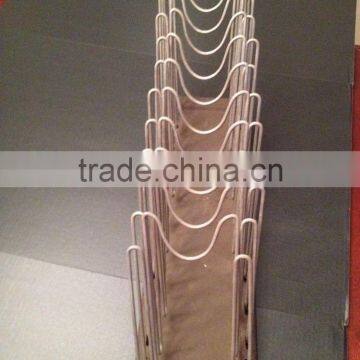 Vintage Industrial Metal Display Sorter Magazine Rack Book photo-3