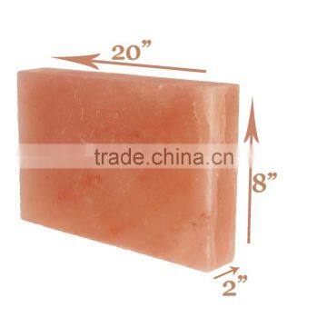 20x8x2 inch Himalayan Salt Block Plate Slab for BBQ Cooking Searing Serving