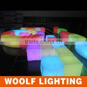 NEW Design LED Curved Benches LED Bar Chair Modern Bar Furniture photo-2