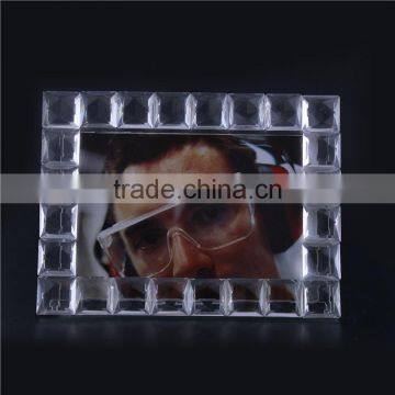 New products different types clear crystall photo frame 2016