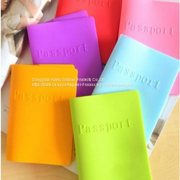 Colorful Case Silicone Protective Passport Cover