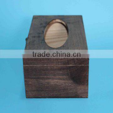 Sycamore Wood Rectangular Wooden Tissue Box, Hotel Home Use Napkin Box photo-4