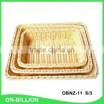 Bulk Heated Food Grade PP Rattan Basket Wholesale photo-2