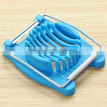 China Cheap Stock Manual Plastic Egg Slicer Egg Tools Mushroom Slicer photo-2