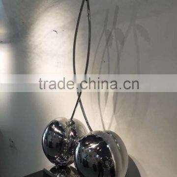 Modern Famous Metal Art Deco Home Decoration Stainless Steel Peach photo-2