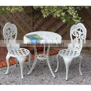 Hot Cast Aluminium Garden Furniture Vintage Bistro Set