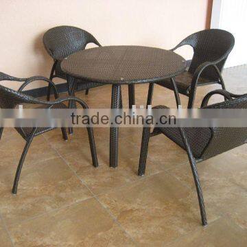 Outdoor Furniture Rattan Dining Set Furniture AY1003