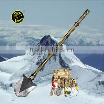 2015 Hiking Gear Outdoor Multifunction Shovel With Reinforcing Bar, Warning Light