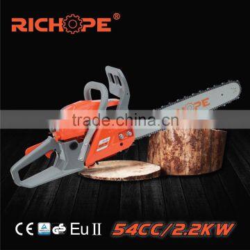 zm5410 petrol chain saw with gasoline engine wood cutting machine