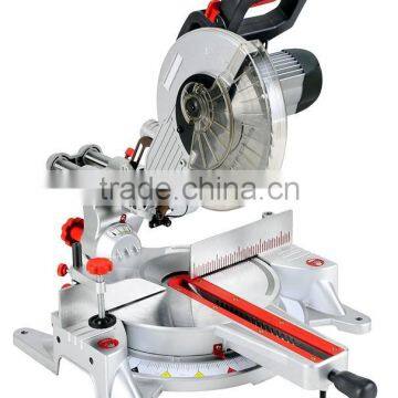 255mm 1800w Low Noise Portable Wood/Aluminium Cutting Cut-Off Table Sliding Miter Saw Machine Induction Motor Electric Saw