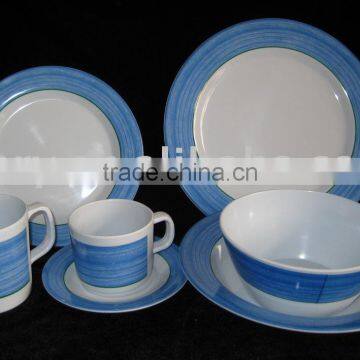 melamine 28pcs dinner set