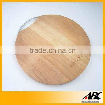 Popular Round Shape Rubber Wooden Cutting Board