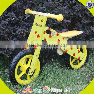 2017 wholesale wooden child bicycle new design wooden child bicycle hottest wooden child bicycle W16C145