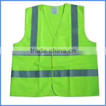 High Visibility Fluorescent Reflective Safety Vest With Fluorescent Strip photo-2