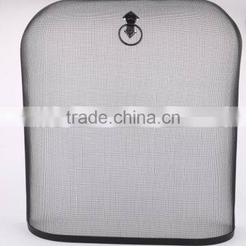 promotional black cheap fire screen