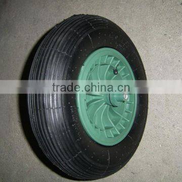 4.00-8 plastic rim rubber wheel