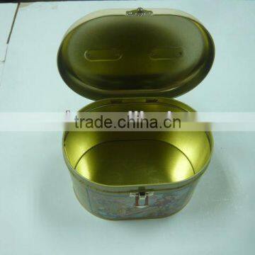 Lunch Box,jewelry Box With Plastic Pearl Handle photo-2