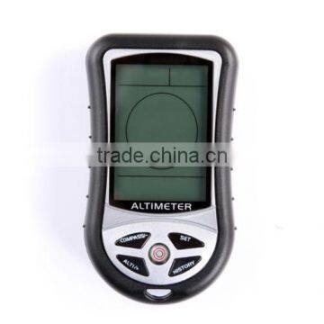 8-in-1 Multifuction Digital Altimeter with compass, thermometer, barometer, time, date, weather forecast and backlight functions