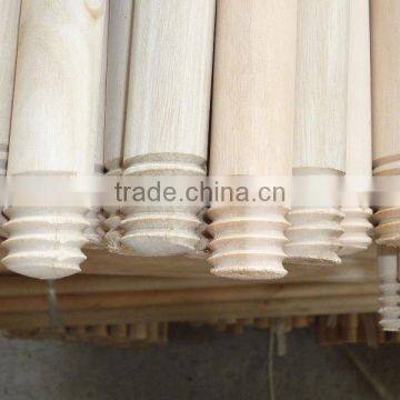 natural wooden Italian thread broom handle