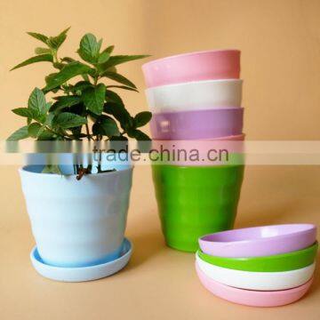 Plastic Wave Shaped Garden Flower Pot photo-3