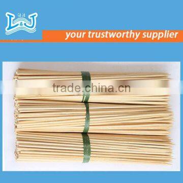 Round white bamboo stick reasonable price popular kebab skewers for sale