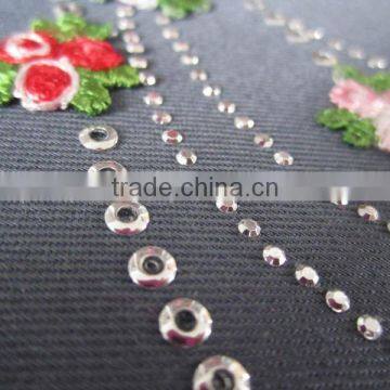 ollar lace rhinestone design for garment