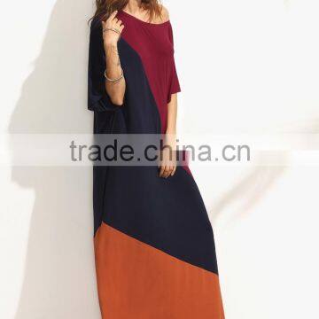 New Design Free Feel Casual Women Long Dress Fashion Boutique Dress photo-2