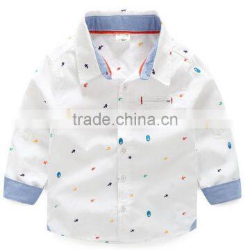 Boys Formal Shirts With Small Star Print 100% Cotton Long Sleeve Top Design for Baby Boys photo-3