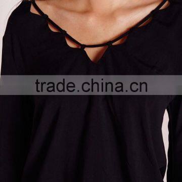 New Arrival Women Scallop Neck Blouse 2016 photo-5