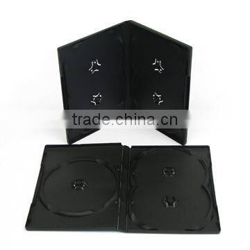 14mm DVD Black case for 3-4 Discs