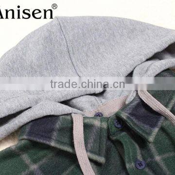 Chinese Supplier Wholesale Windbreaker Men Plaids Jacket photo-3