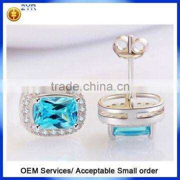 Factory Price Good Quality Halo Designs Earring 925 Sterling Silver AAA Clear CZ Stud Earrings photo-2