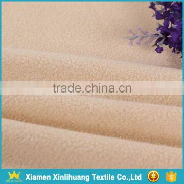 New Arrival Solid Color 100 Polyester Polar Fleece Knitted Fabric for Jacket photo-2