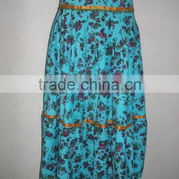 Turquoise Long Skirt