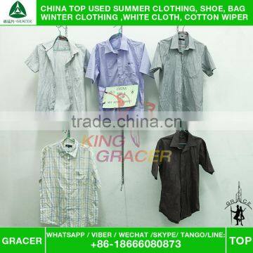 Cheap Export Buyers Of Men Short Sleeve Shirt Used Clothes Hot Sale In Houston photo-6
