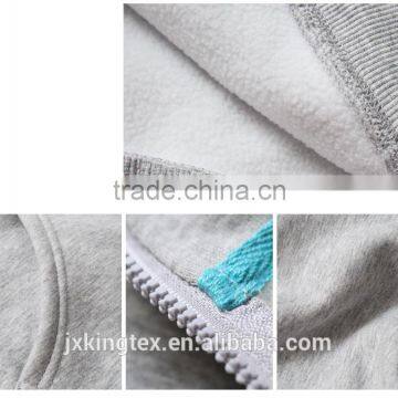 Jiangxi Kingtex CVC 60/40 Fleece Different Colors Back and Front Prints Kangaroo Pocket Unisex Hoodies Manufacturer In China photo-5