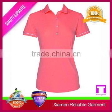 100% Cotton Body Fit Polo Shirt, Womens Square and Stripe Polo Shirt Clothing Wholesale Manufacturers photo-2